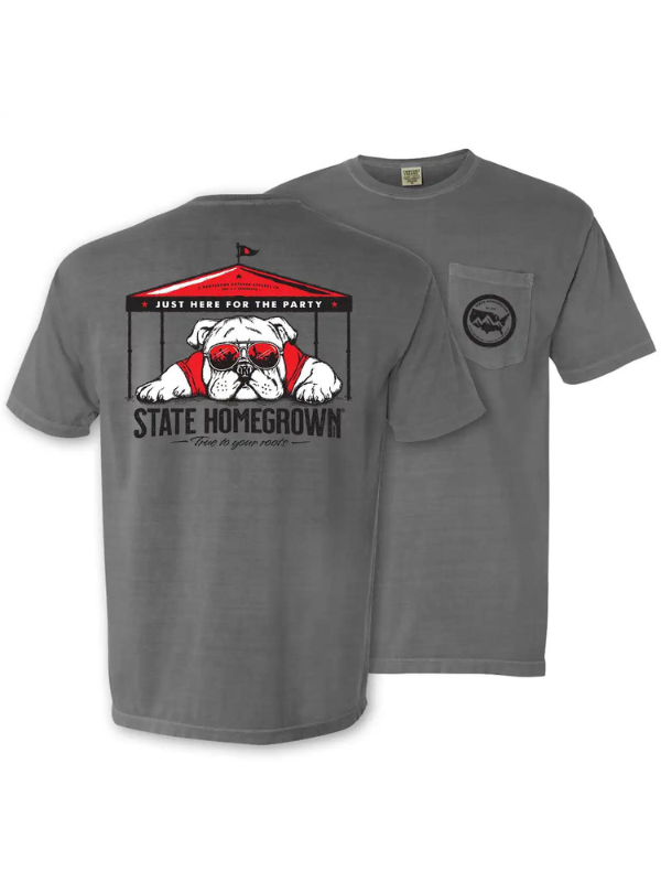 Just Here For The Party Tee by State Homegrown