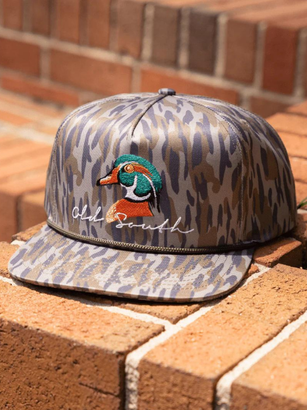 YOUTH Wood Duck Head Osland Camo Hat in by Old South