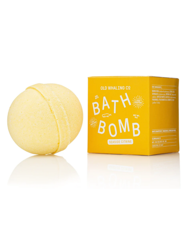 Seaside Citrine Bath Bomb by Old Whaling