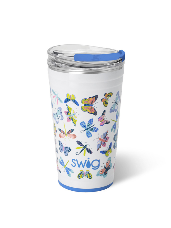 Butterfly Bliss 24oz Party Cup by Swig Life