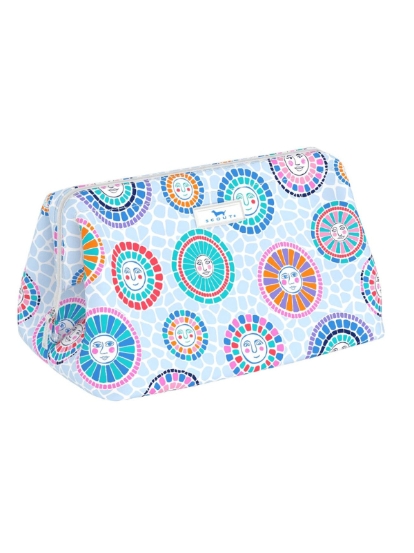 Sunny Side Up Big Mouth Makeup Bag by Scout