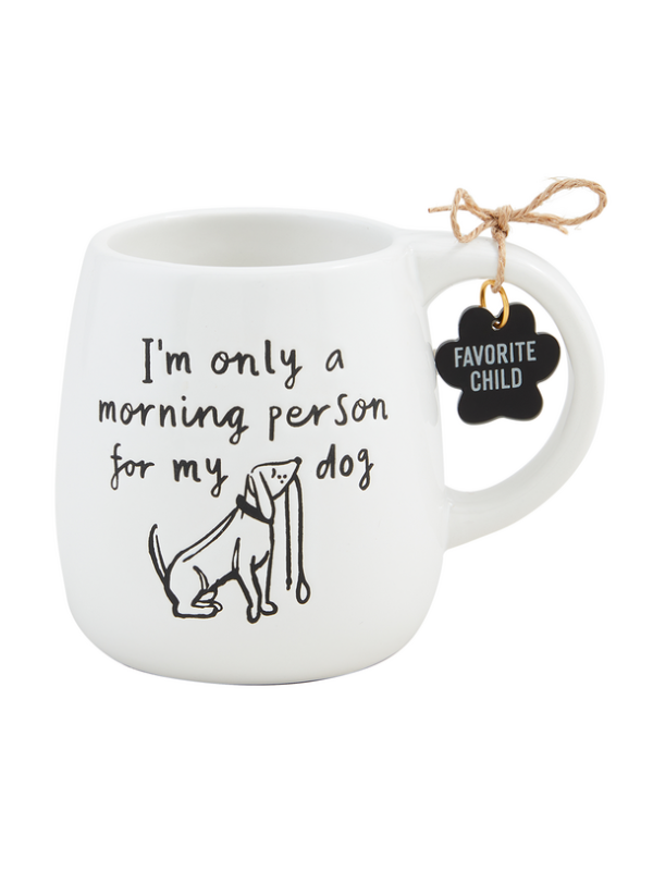 Morning Person Dog Mug