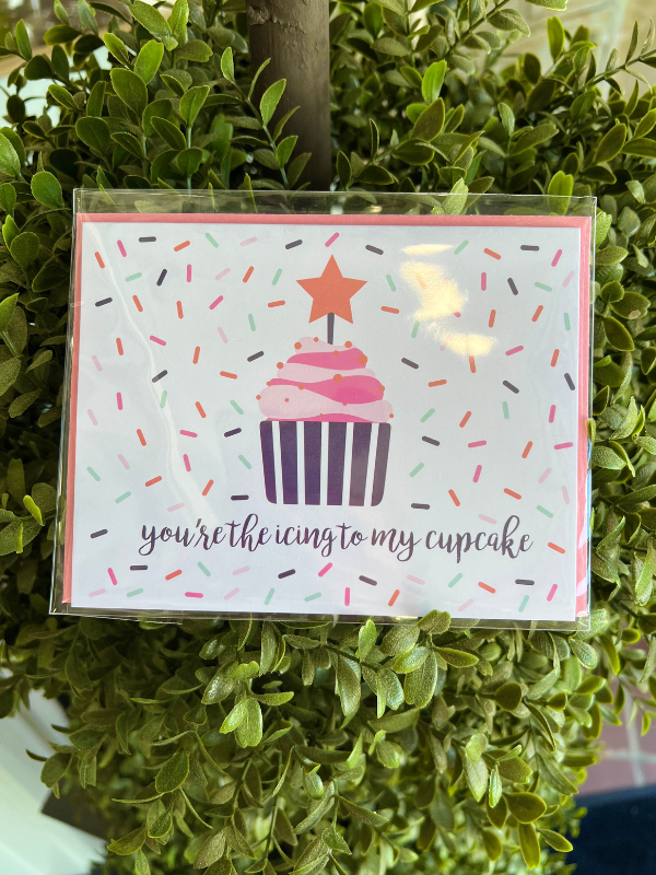 Icing To My Cupcake Greeting Card