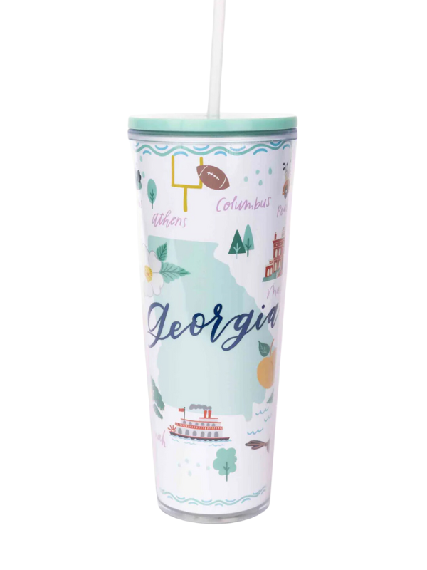 Georgia Straw Tumbler