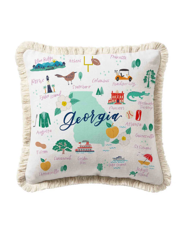 Square Georgia Pillow