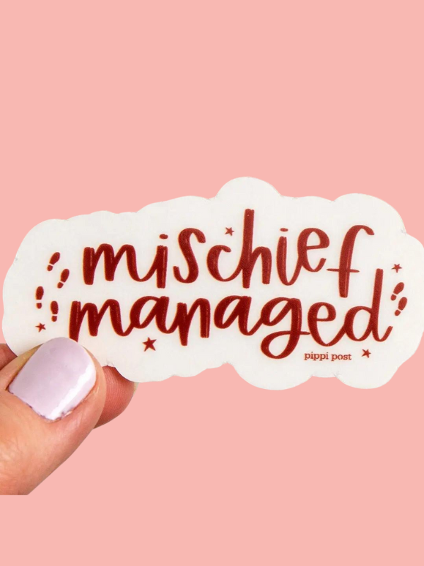 Mischief Managed Decal Sticker