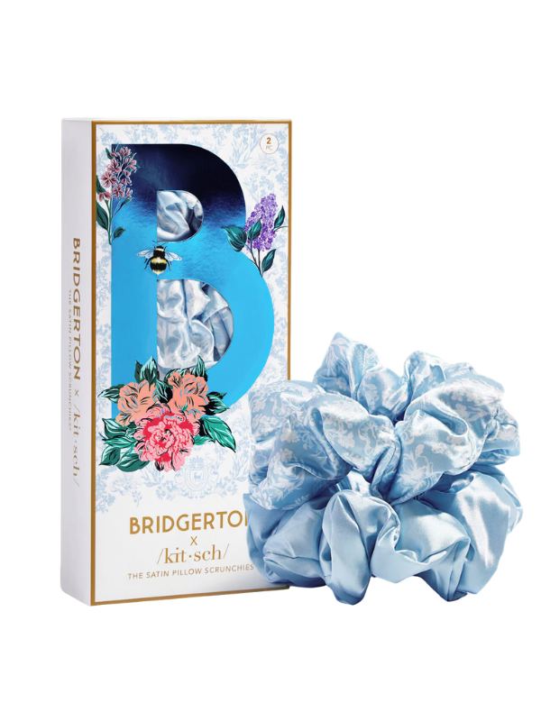 Bridgerton x Kitsch Satin Pillow Scrunchies