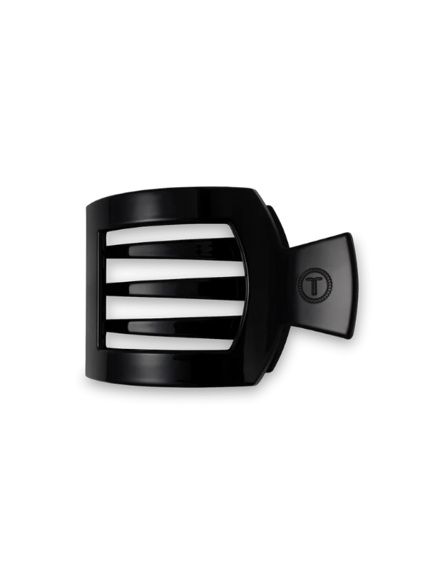 Jet Black Medium Flat Square Clip