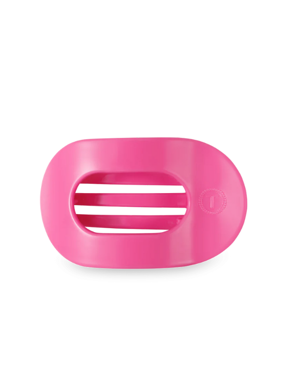 Paradise Pink Medium Flat Round Clip