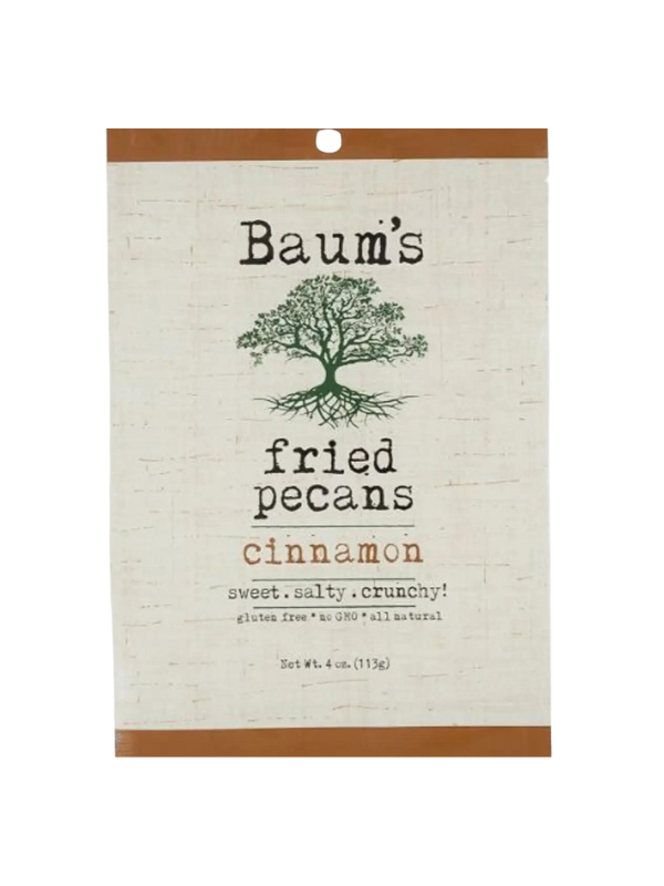 Baum’s Cinnamon Fried Pecans (4oz)