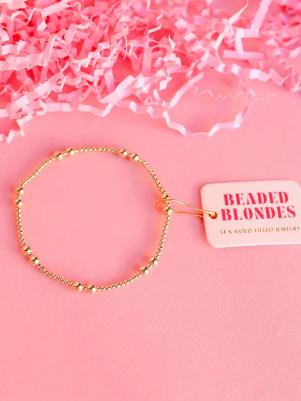 Bethani Gold Beaded Bracelet