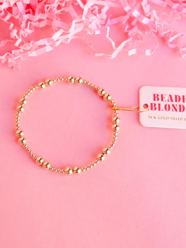 Halli Gold Beaded Bracelet