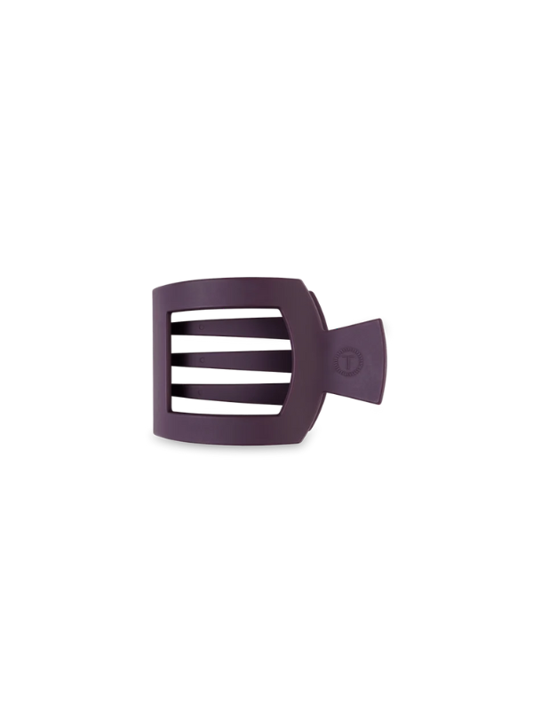 Burgundy Bliss Small Flat Square Clip