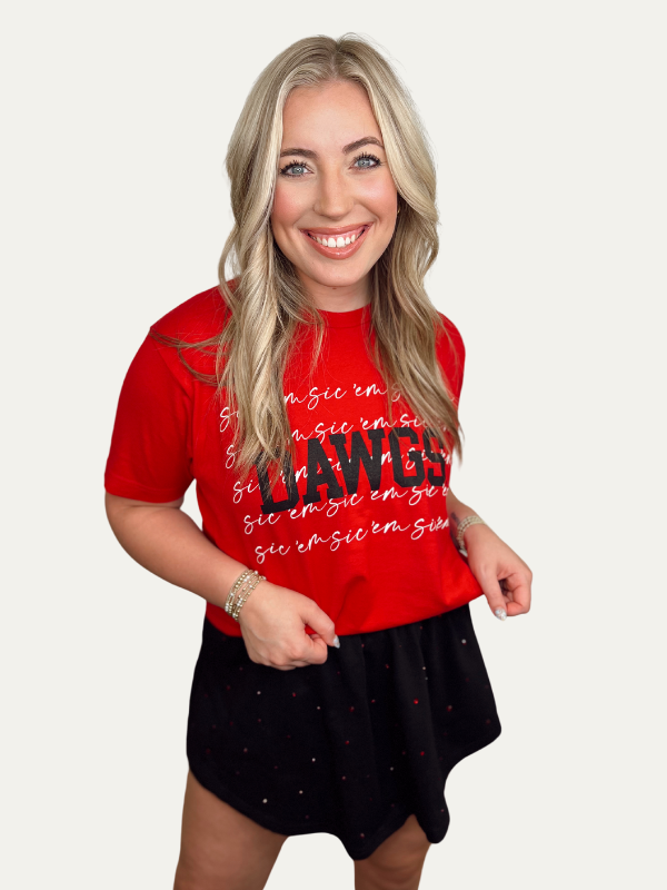 UGA College Script Short Sleeve Tee