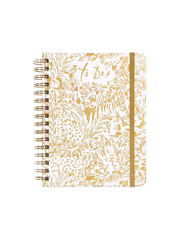 Gold Metallic Dandy Lions To Do Planner