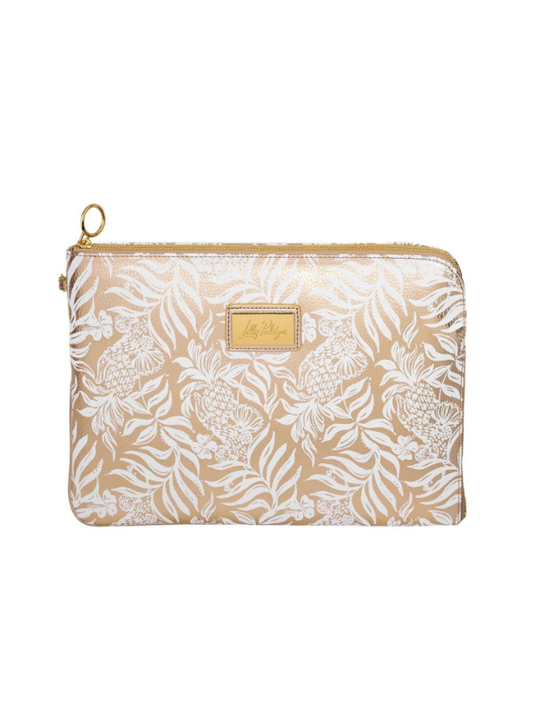 Gold Metallic Bon Vivants Pouch Set