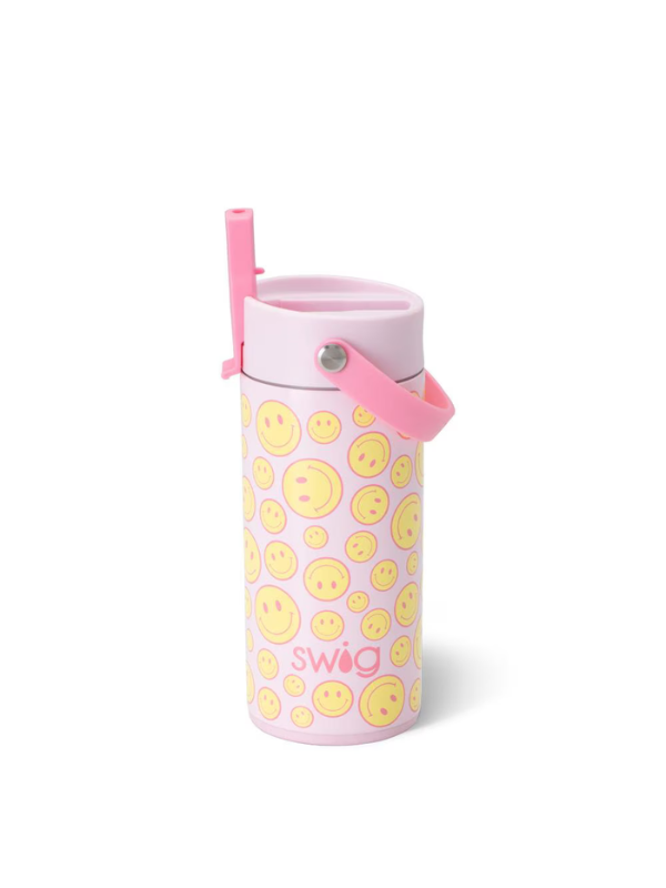 Oh Happy Day 12oz Flip + Sip Slim Tumbler by Swig Life