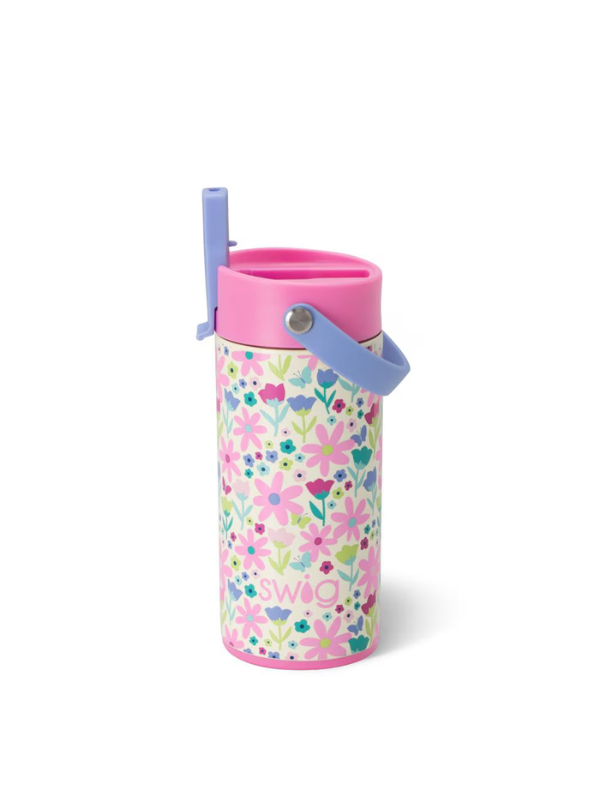 Flower Power 12oz Flip + Sip Slim Tumbler by Swig Life