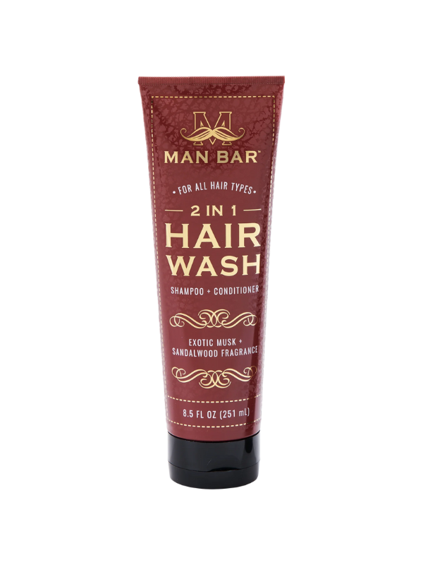 Man Bar 2in1 Hair Wash Exotic Musk and Sandalwood