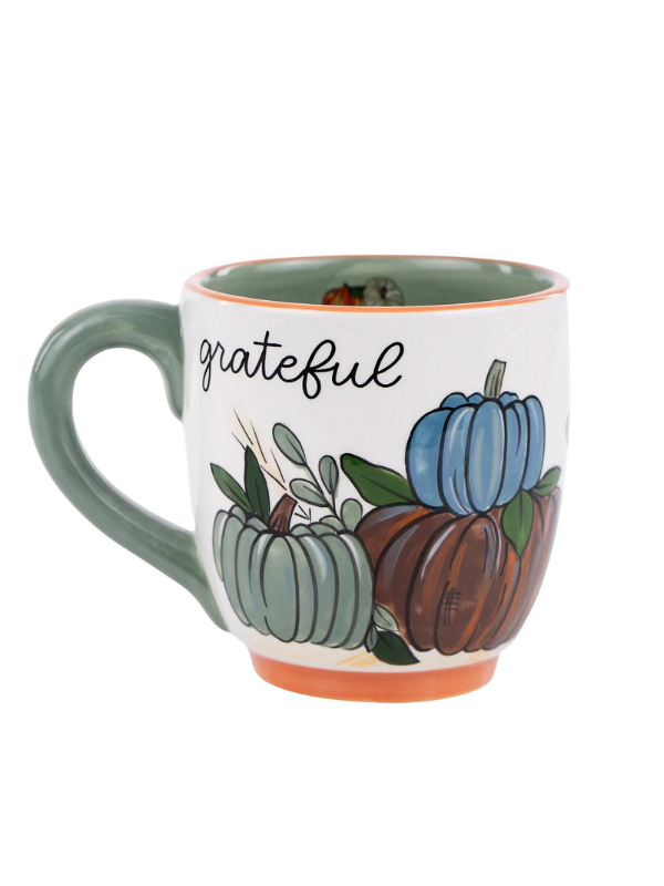 Thankful Grateful Pumpkin Mug