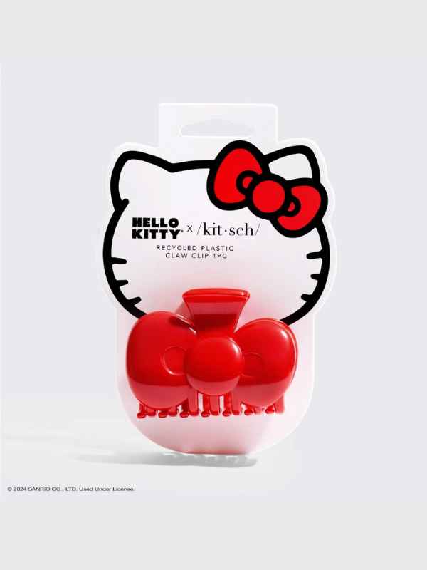 Hello Kitty X Kitsch Recycled Plastic Bow Shape Claw Clip