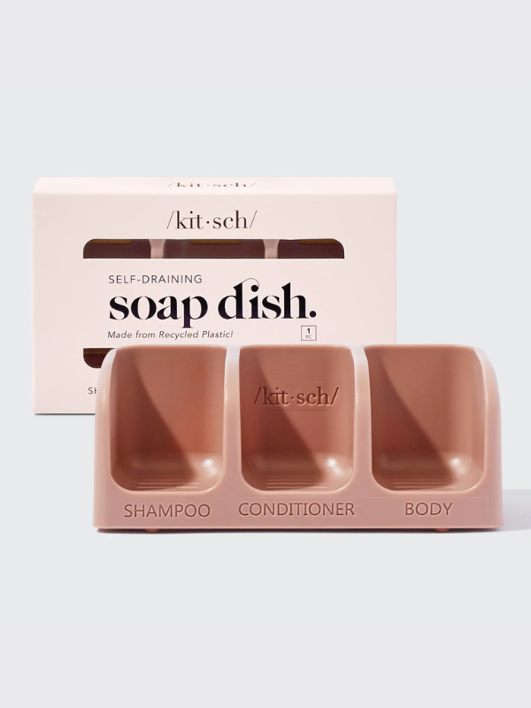 Self Draining Soap Dish by Kitsch