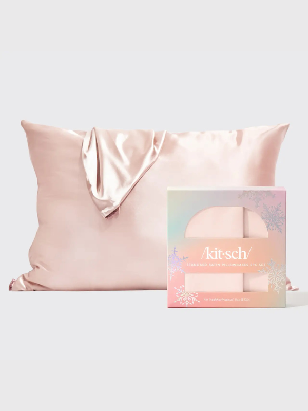 Holiday Standard Pillowcase 2pc - Blush