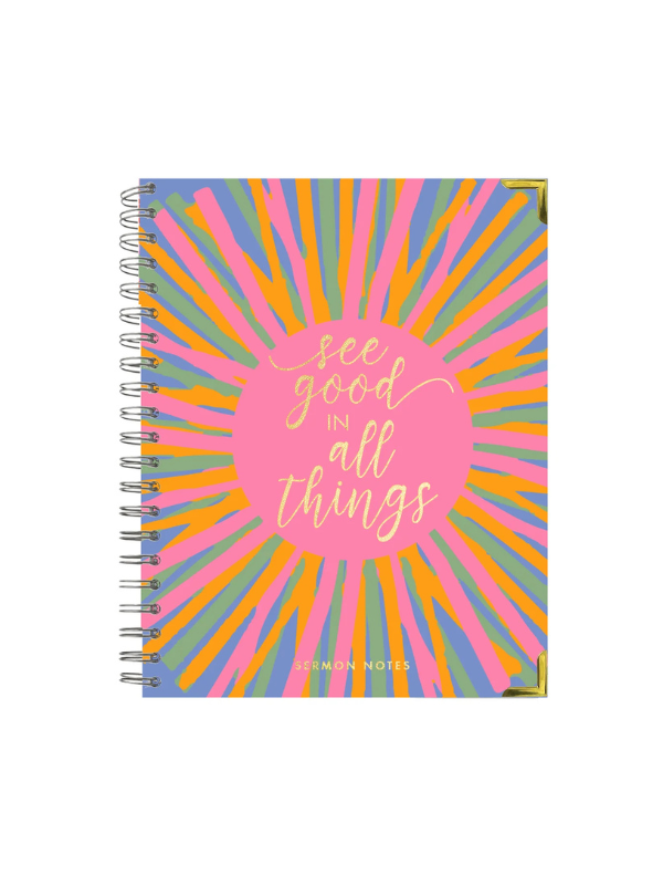 See Good in All Things Sermon Notes Journal