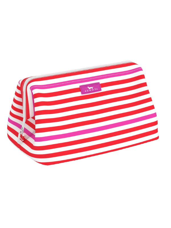 Ready to Jingle Big Mouth Makeup Bag by Scout