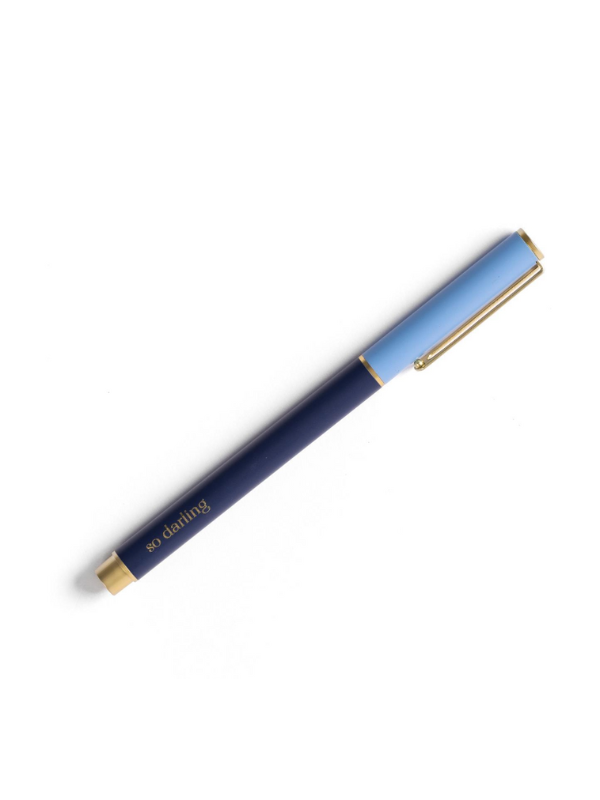 Snap Cap Pen in Blue