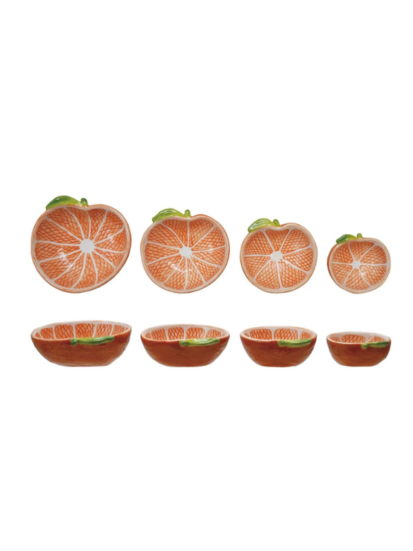 Clementine Shaped Measuring Cups