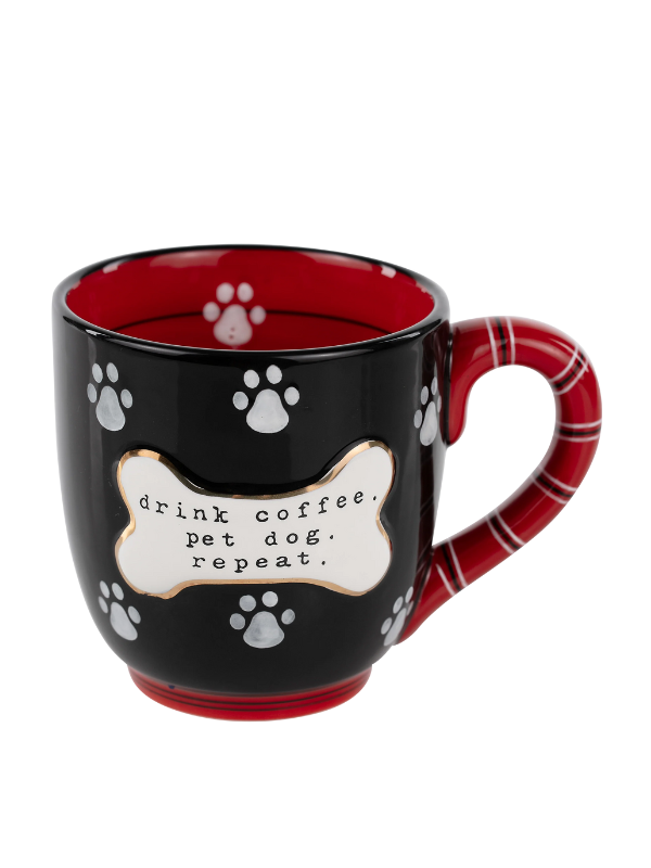 Drink Coffee. Pet Dog. Repeat. Mug