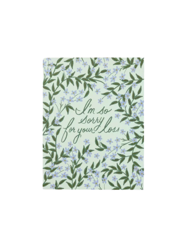Laurel Sympathy Card by Rifle Paper Co.