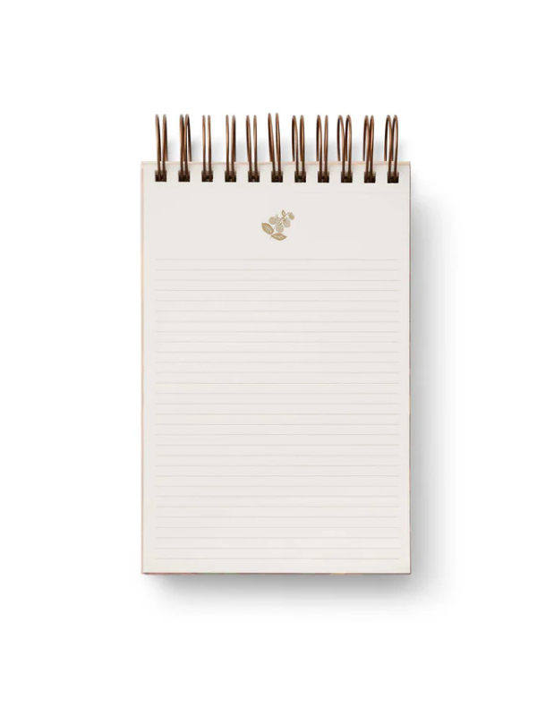 English Rose Desktop Spiral Notepad