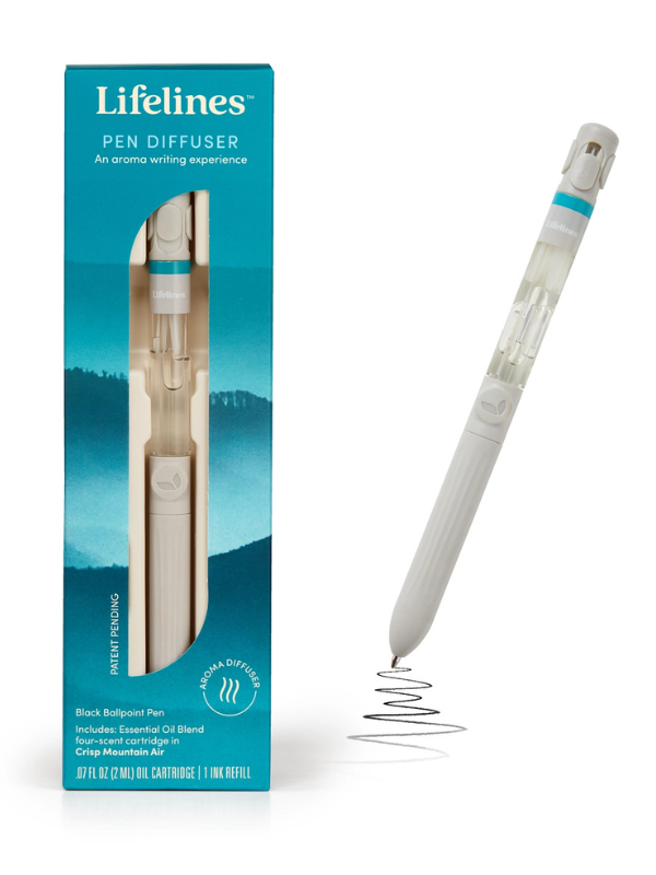 Lifelines Pen Diffuser with Essential Oil Blends - Crisp Mountain Air