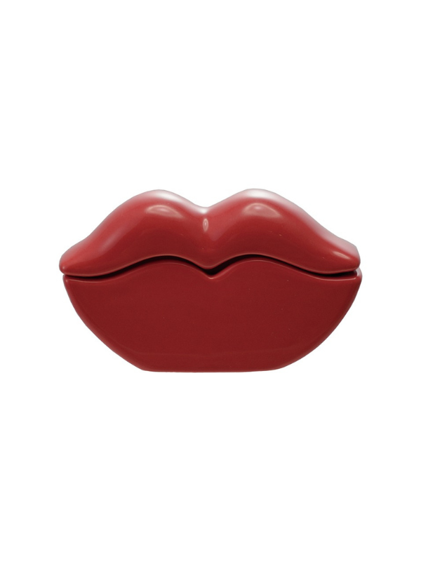 Stoneware Shaped Lip Box