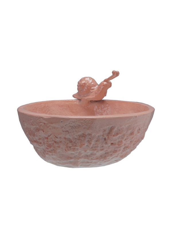 Pink Snail Bowl