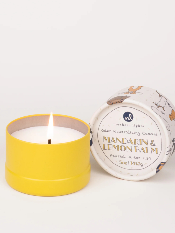 Mandarin & Lemon Balm Pet Odor Eliminating Candle