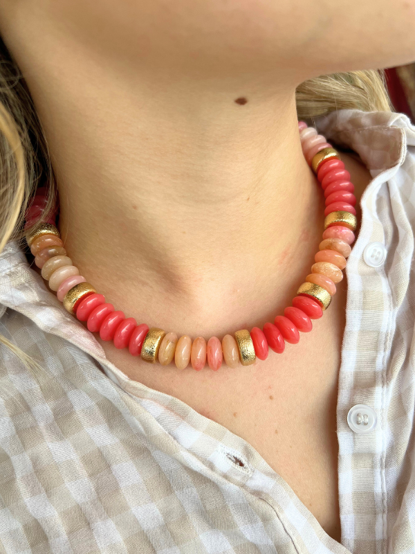 The Perfect One Coral Necklace