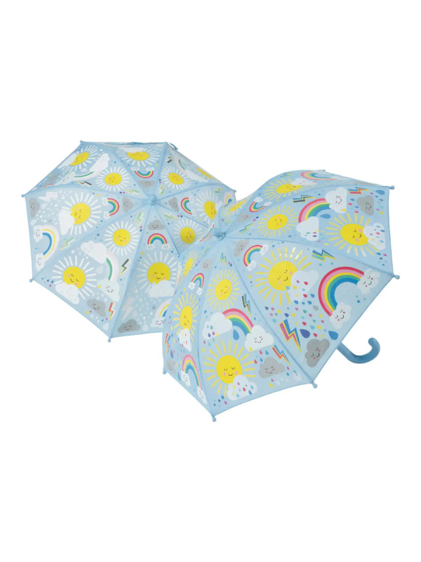 Sun & Clouds Color Changing Umbrella