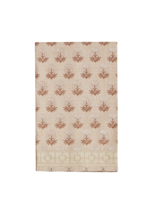 Stem Block Print Towel