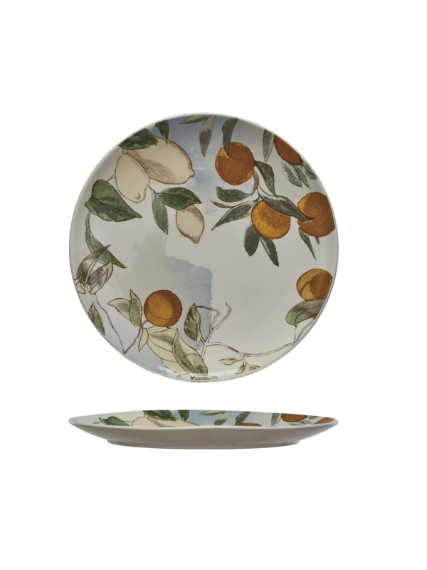 Lemon and Orange Round Platter