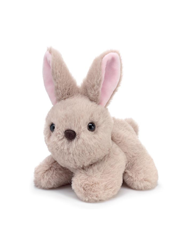 Plush Little Bunny With Pink Ears