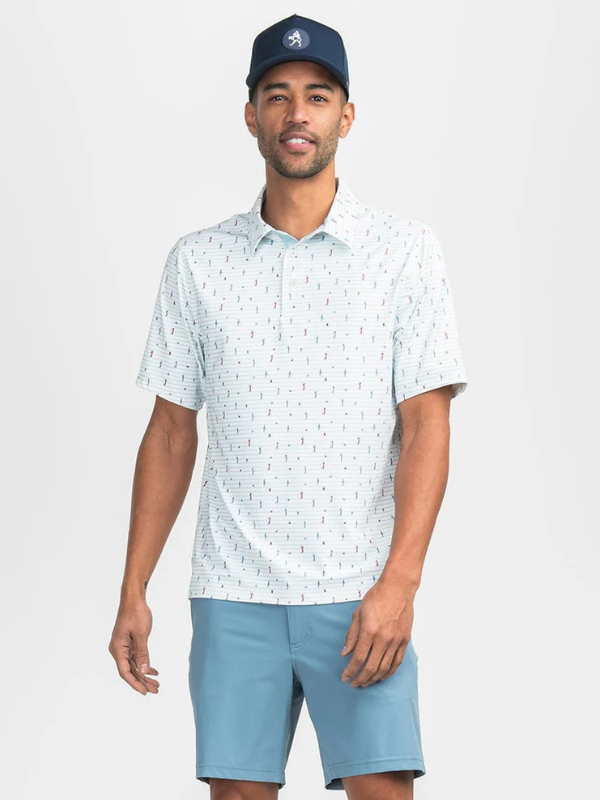 Fore The Best Printed Polo By Southern Shirt Co.