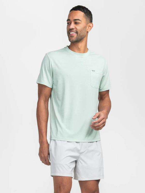 Max Comfort Pocket Tee in Herbal Mist By Southern Shirt Co.
