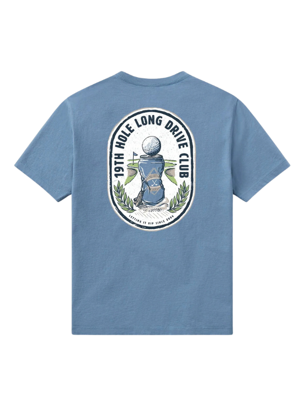Long Drive Tee in Nautical Blue By Southern Shirt Co.