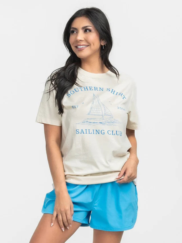 Sailing Club Tee in Moonlight By Southern Shirt Co.