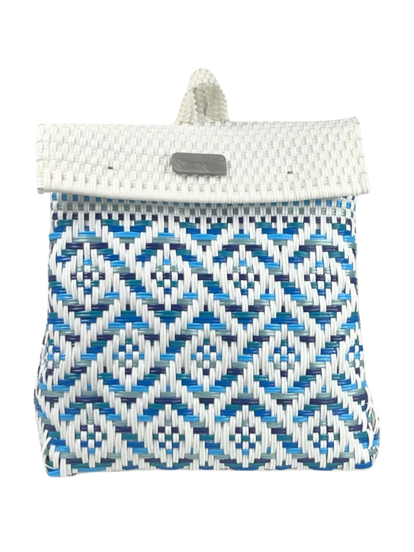 Venecia Upcycled, Handwoven Backpack By Maria Victoria