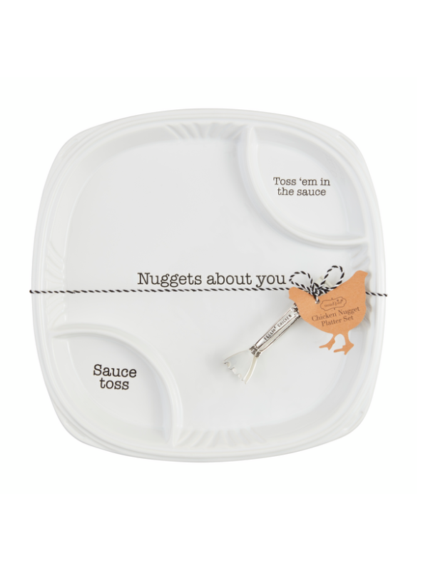 Chicken Nugget Platter Set By Mudpie