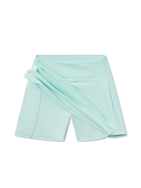 Samantha Active Skirt In Antigua Blue By Southern Marsh